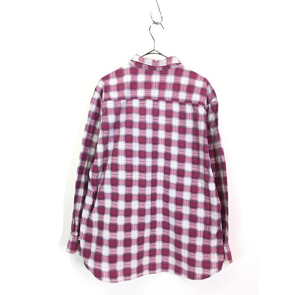 SAUGATUCK 80s オンブレチェック ネルシャツ　好配色 古着 80s SAUGATUCK 好配色 オンブレ シャドゥ チェック