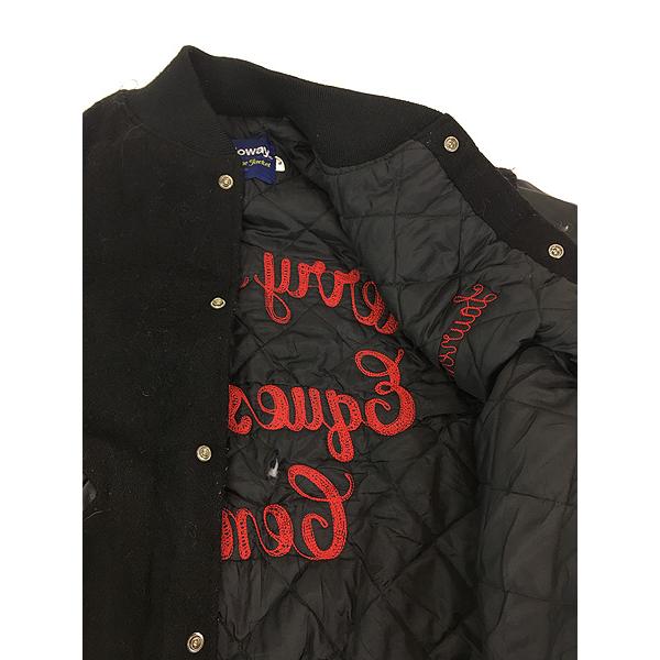 古着 80s USA製 Holloway 豪華 チェーン ステッチ フェイク 古着 80s USA製 Holloway 豪華 チェーン ステッチ フェイク