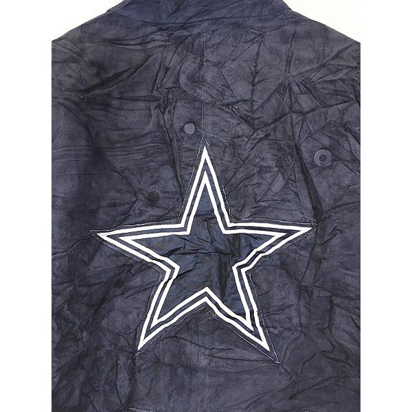 古着 NFL Dallas Cowboys カウボーイズ 本革 スエード レザー 