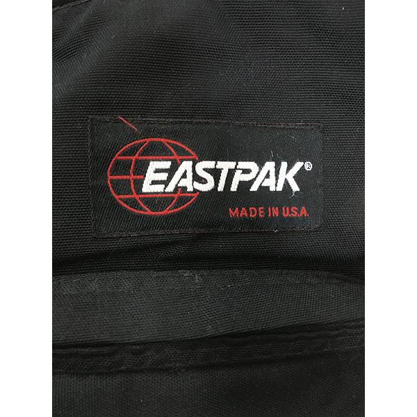 （古着）eastpak usa リュック バッグパック ブラック ボトムレザー 古着 90年代 イーストパック EASTPAK ボトムレザー バックパック