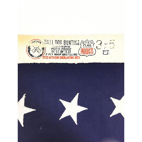 雑貨 古着 70s〜 BULLDOG BUNTING 50スター USA アメリカ 星条旗 