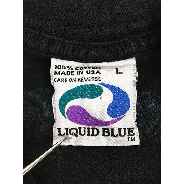 古着 90s USA製 LIQUID BLUE レアパターン!! ドラゴン 古着 90s USA製 LIQUID BLUE レアパターン!! ドラゴン