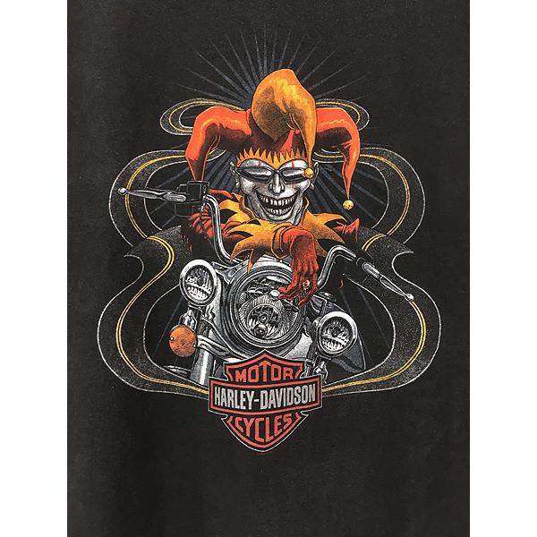 古着 HARLEY DAVIDSON 「LEGACY」 ピエロ 道化師 Tシャツ XL : 古着屋