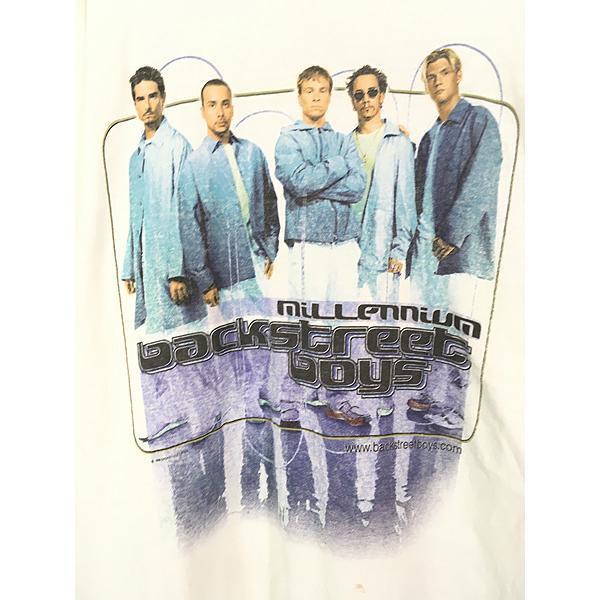 古着 00s Backstreet Boys 「into the millennium」 2000 Y2K ツアー ポップ ロック バンド Ｔシャツ L 古着｜dracaena｜02