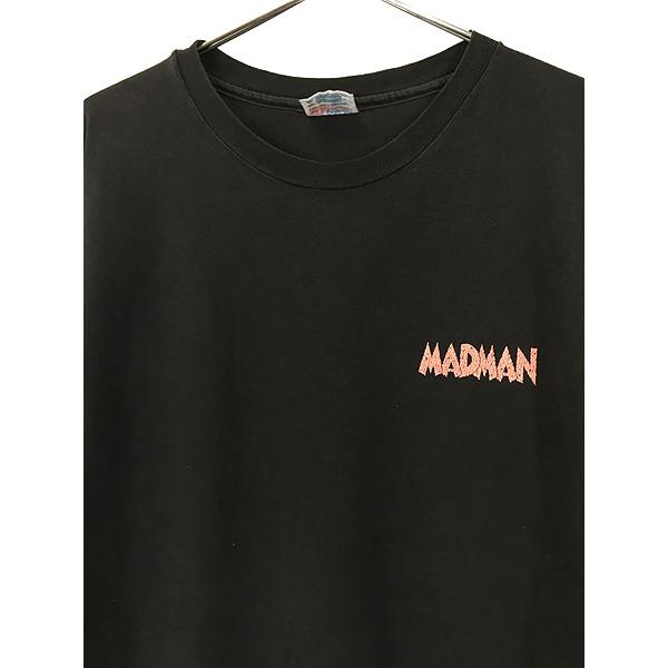 古着 90s MADMAN マッドマン アメコミ キャラクター 両面 T 古着 90s MADMAN マッドマン アメコミ キャラクター 両面 T