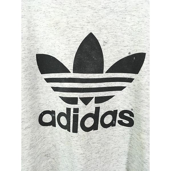 古着 80-90s Canada製 adidas BIG トレフォイル Tシャツ L 古着 80-90s Canada製 adidas BIG トレフォイル Tシャツ L