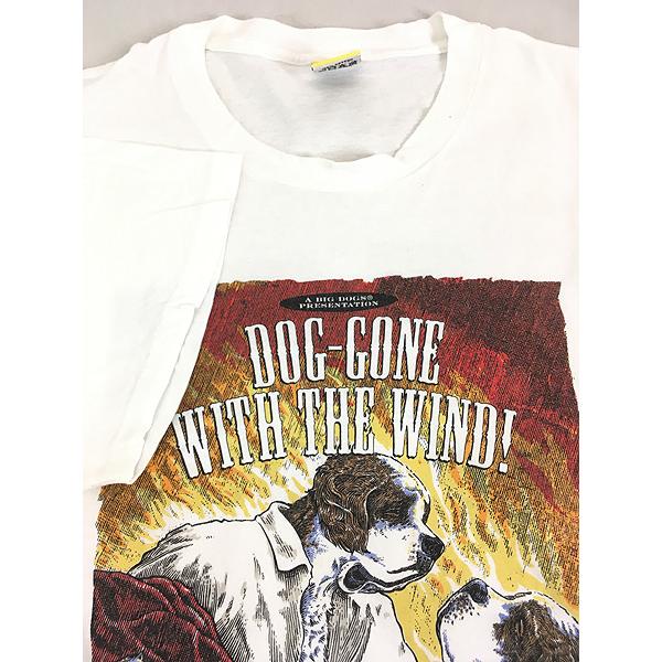 古着 90s USA製 BIG DOGS 「DOG GONE WITH THE WIND」 ムービー 