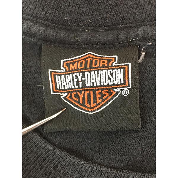 古着 HARLEY DAVIDSON ファイヤー イーグル 「BATTLEFIELD」 戦場 Tシャツ XL 古着｜dracaena｜07