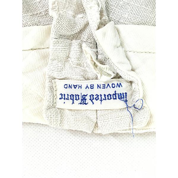 30s ヴィンテージリネン裾ベルトジョッキーパンツ