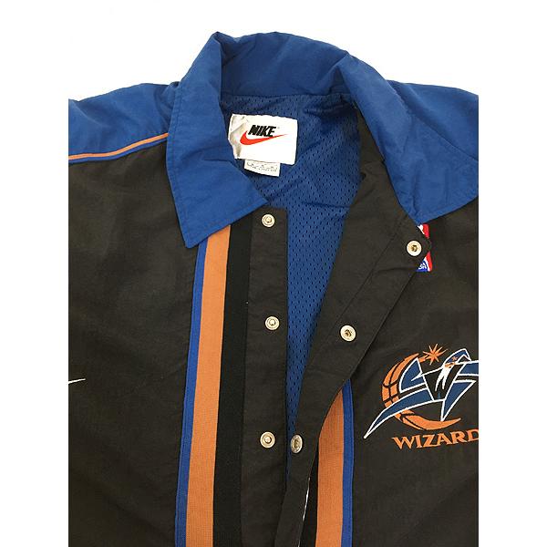 古着 90s NIKE NBA Washinton Wizards ウィザーズ 半袖 ナイロン 古着 90s NIKE NBA Washinton Wizards ウィザーズ 半袖 ナイロン