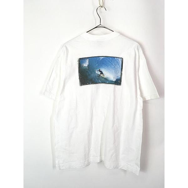 古着 90s USA製 Aaron Chang サーフィン フォト グラフィック T 古着 90s USA製 Aaron Chang サーフィン フォト グラフィック T
