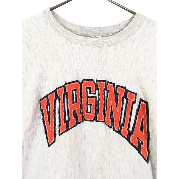 古着 90s USA製 Champion Reverse Weave 「VIRGINIA」 ナイロン アーチ 