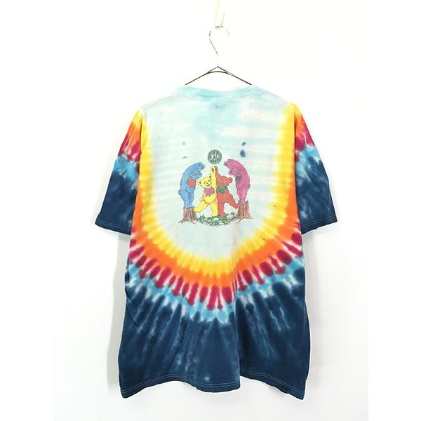 古着 90s Grateful Dead 「PEACE」 デッドベア ロック バンド タイダイ  