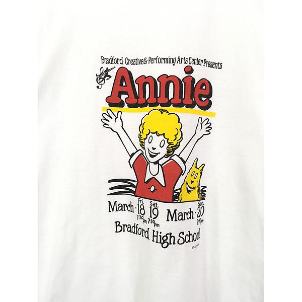 古着 80s USA製 Annie アニー ハイスクール ミュージカル 絵本 T 古着 80s USA製 Annie アニー ハイスクール ミュージカル 絵本 T