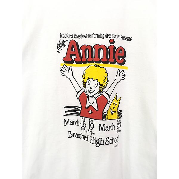 古着 80s USA製 Annie アニー ハイスクール ミュージカル 絵本 Tシャツ XL 古着｜dracaena｜02