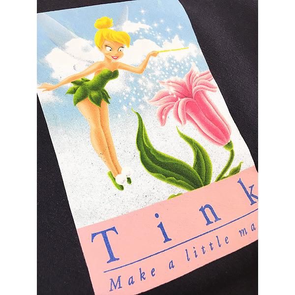 レディース 古着 90s Disney TINKERBELL ティンカーベル スウェット トレーナー M 古着｜dracaena｜05