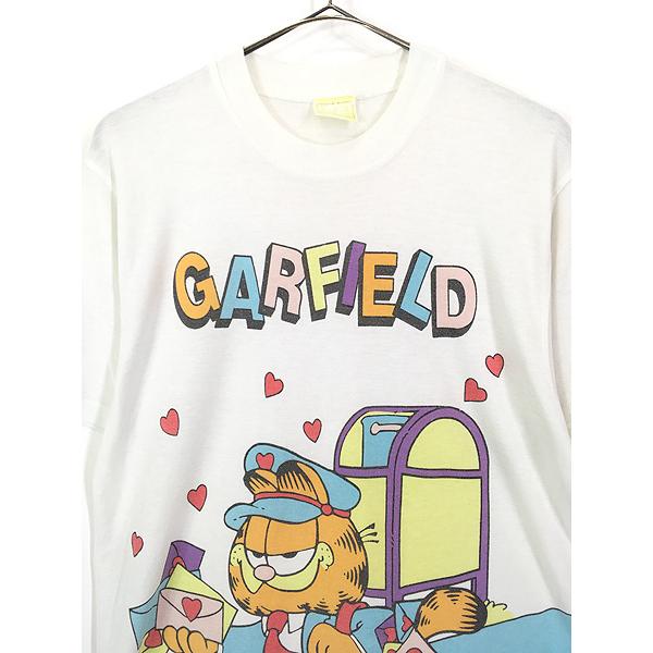 レディース 古着 80s Garfield ガーフィールド 郵便屋さん 