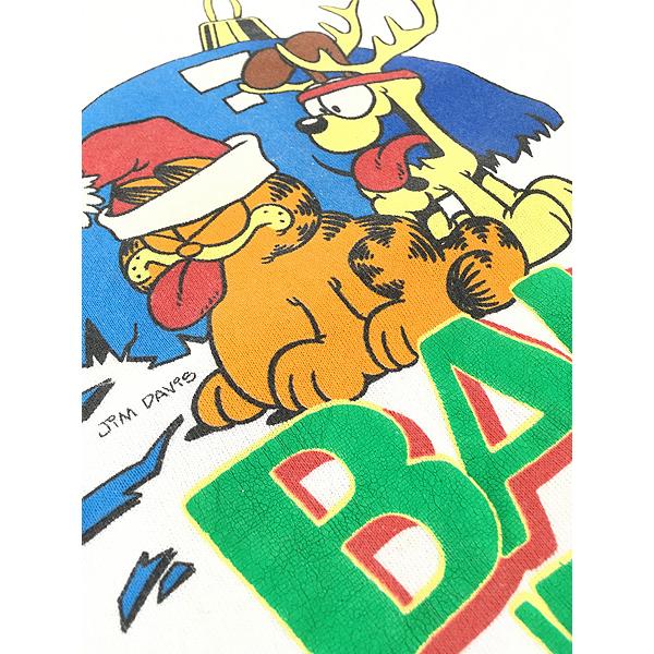 レディース 古着 90s USA製 GARFIELD ガーフィールド クリスマス レディース 古着 90s USA製 GARFIELD ガーフィールド クリスマス