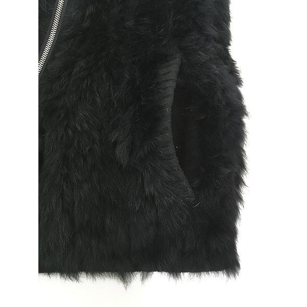 レディース 古着 MARC BY JACOBS 斜めフルジップ リアル ラビット 