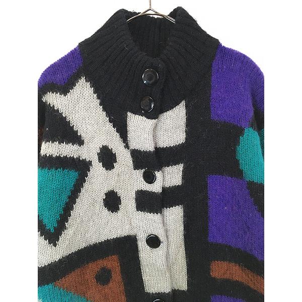 古着 90s ユーロ HIGH CLASS カーディガンブルゾン 古着 80s USA製 Jerzees 無地 プレーン パチポケ オールド