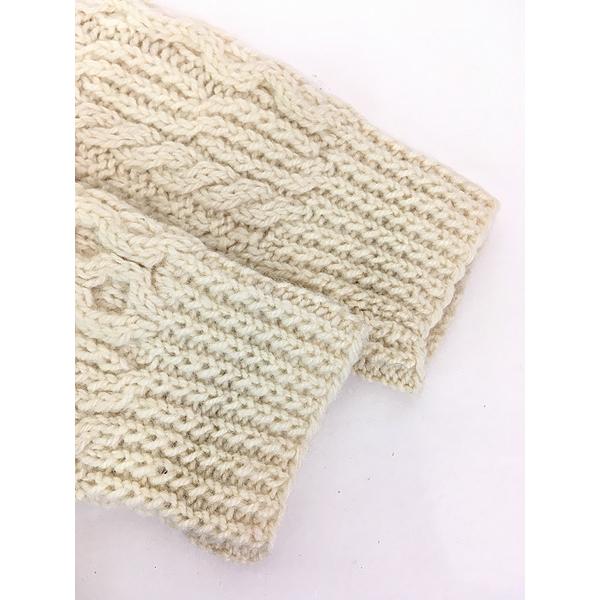 スコットランド製 ARAN アランニット カーディガン ハンドニット アランハンドニットカーディガン/全7色 インバーアラン（INVERALLAN