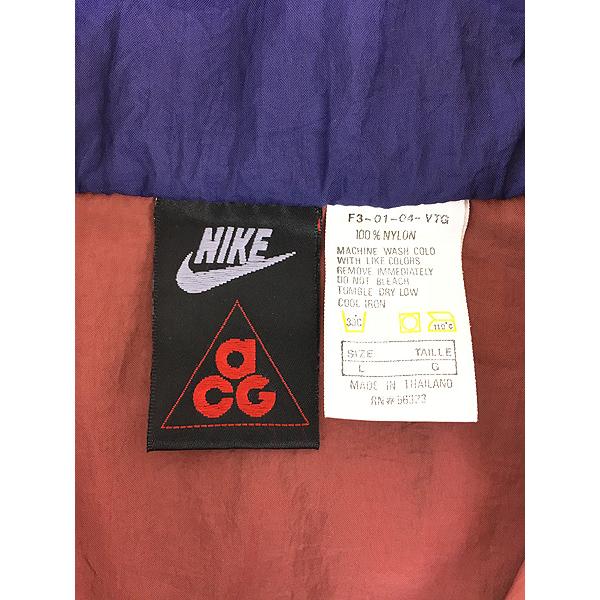 レディース 古着 90s NIKE ACG ロゴ ワンポイント バイカラー 3 レディース 古着 90s NIKE ACG ロゴ ワンポイント バイカラー 3