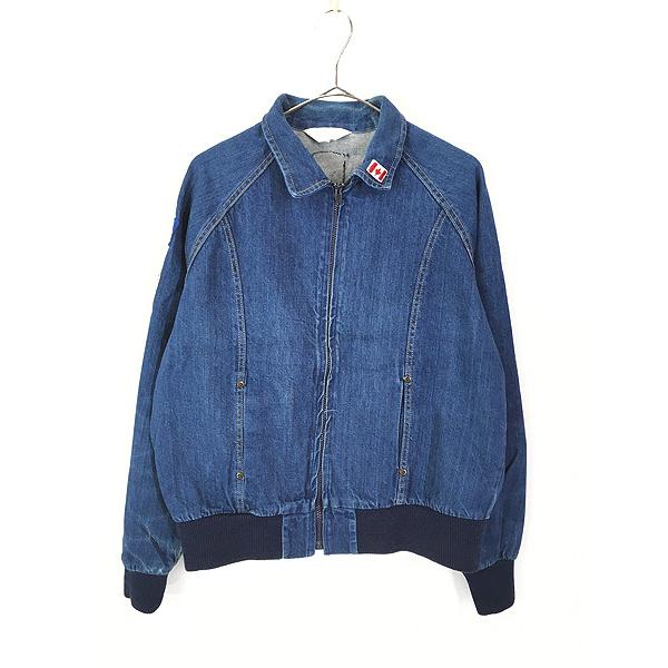 レディース 古着 80s 豪華 マルチ ワッペン カスタム デザイン レディース 古着 80s 豪華 マルチ ワッペン カスタム デザイン