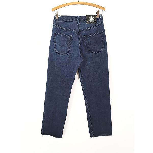 レディース 古着 90s Italy製 Versace ヴェルサーチ 濃紺 デニム レディース 古着 90s Italy製 Versace ヴェルサーチ 濃紺 デニム