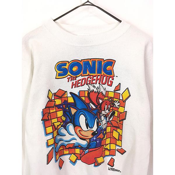 レディース 古着 90s USA製 SEGA SONIC THE HEDGEHOG ソニック 