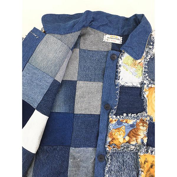 レディース 古着 80s AN ORIGINAL BY 猫 ねこちゃん アニマル