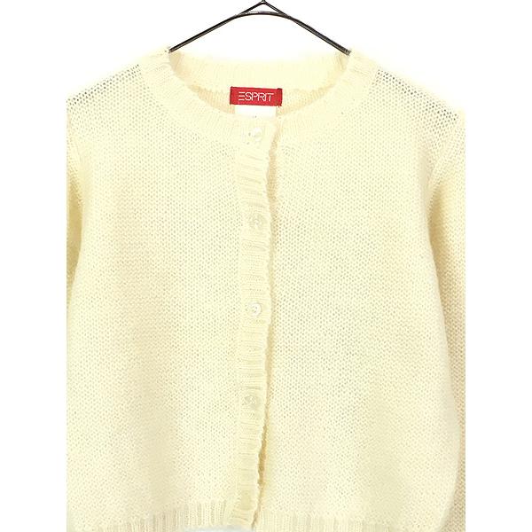 レディース 古着 90s ESPRIT シンプル クロップド丈 モヘア レディース 古着 90s ESPRIT シンプル クロップド丈 モヘア