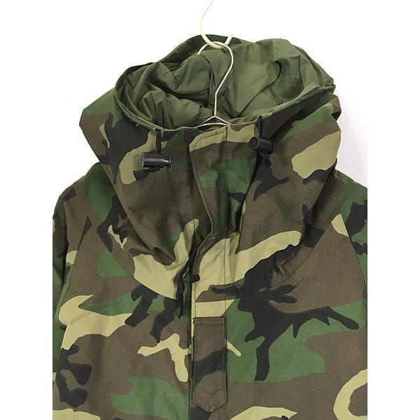 古着 80s 米軍 US ARMY ECWCS 1st 初期 ウッドランド カモ 迷彩 GORE  
