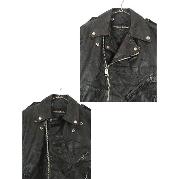 古着 70s Harley Davidson 本革 レザー ダブル ライダース 古着 70s Harley Davidson 本革 レザー ダブル ライダース