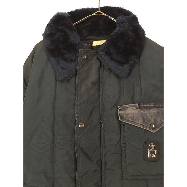 古着 70s USA製 Refrigi Wear 襟ボア パデッド キルティング