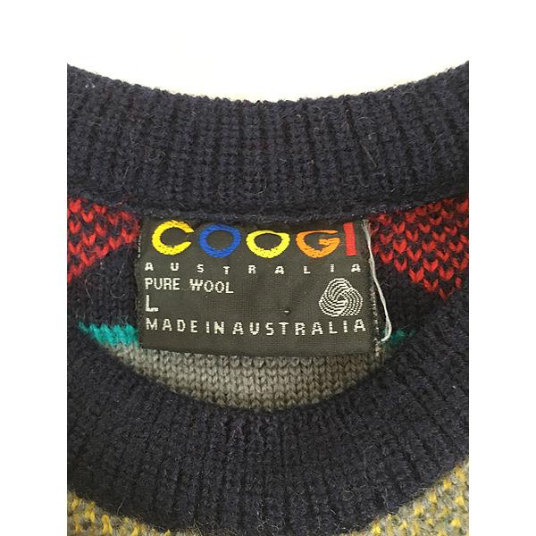 COOGI カラフルニット Lサイズ COOGI◇ニット・セーター(厚手)/L/--/マルチカラー : セカンド