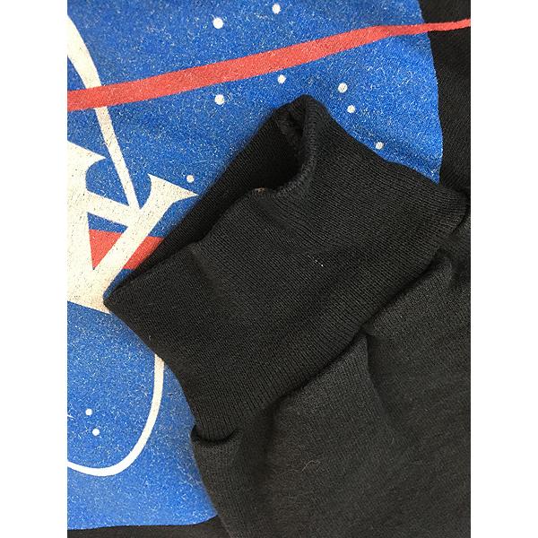 古着 90s NASA アメリカ航空宇宙局 BIG プリント スウェット 