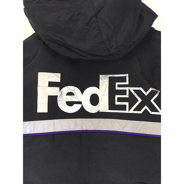 古着 90s FedEx フェデックス リフレクター デザイン パデット 古着 90s FedEx フェデックス リフレクター デザイン パデット