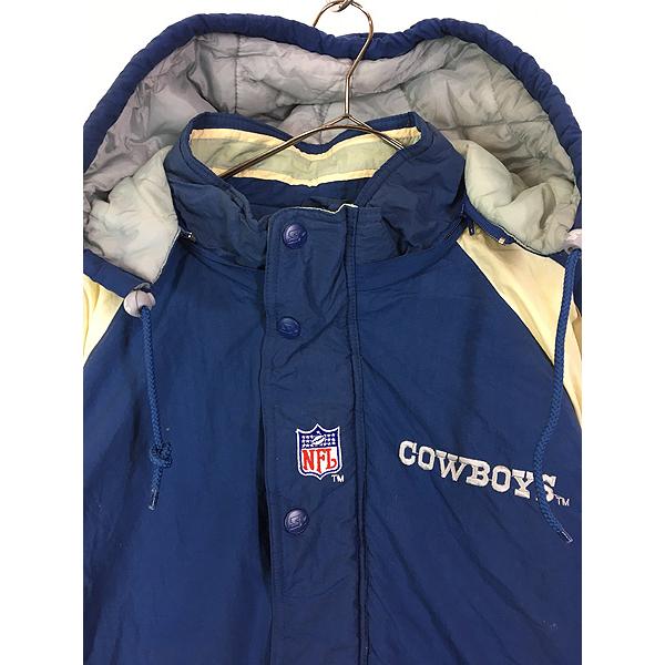 古着 90s NFL Dallas Cowboys カウボーイズ 2way パデット ナイロン