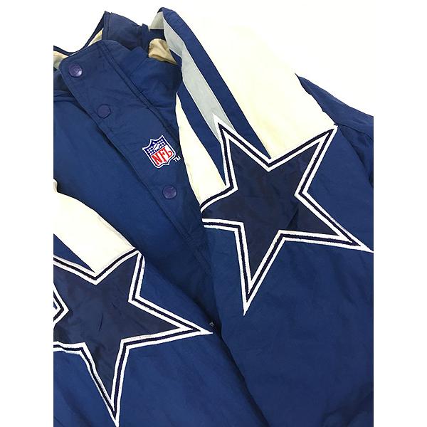 古着 90s NFL Dallas Cowboys カウボーイズ 2way パデット ナイロン