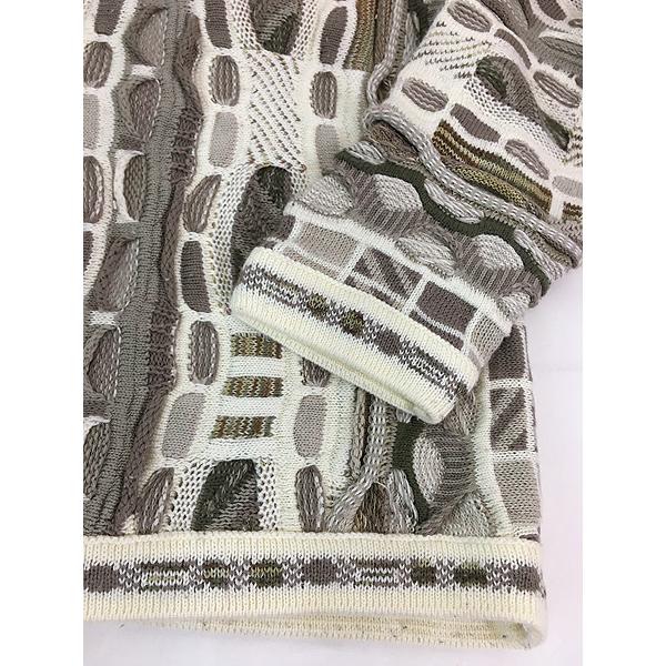 古着 90s USA製 Protege 3D ランダム ストライプ アート