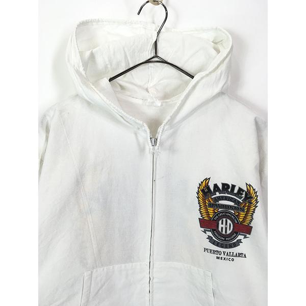 古着 90s HARLEY DAVIDSON ウィング ロゴ プリント コットン 古着 90s HARLEY DAVIDSON ウィング ロゴ プリント コットン