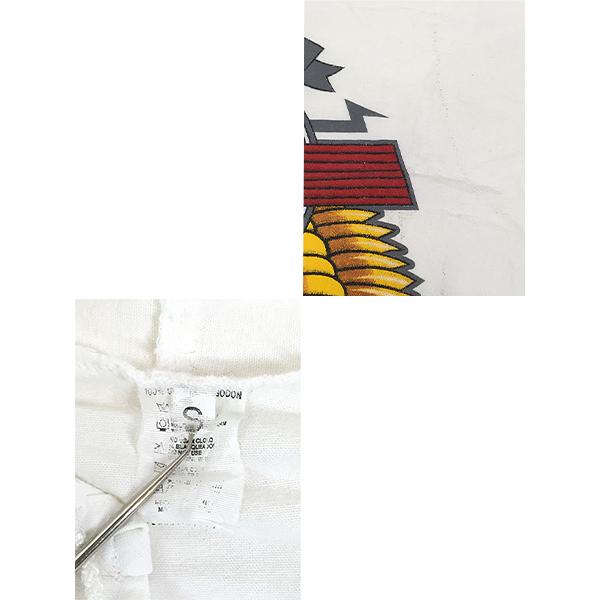 古着 90s HARLEY DAVIDSON ウィング ロゴ プリント コットン