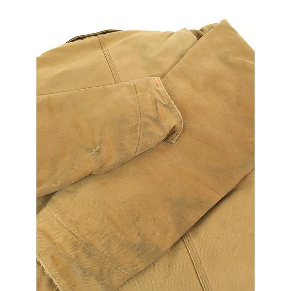 古着 80s Carhartt 裏地 ブランケット ブラウン ダック ミシガン
