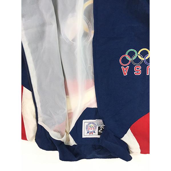 古着 90s STARTER製 イーグル USA 五輪 オリンピック ナイロン 古着 90s STARTER製 イーグル USA 五輪 オリンピック ナイロン