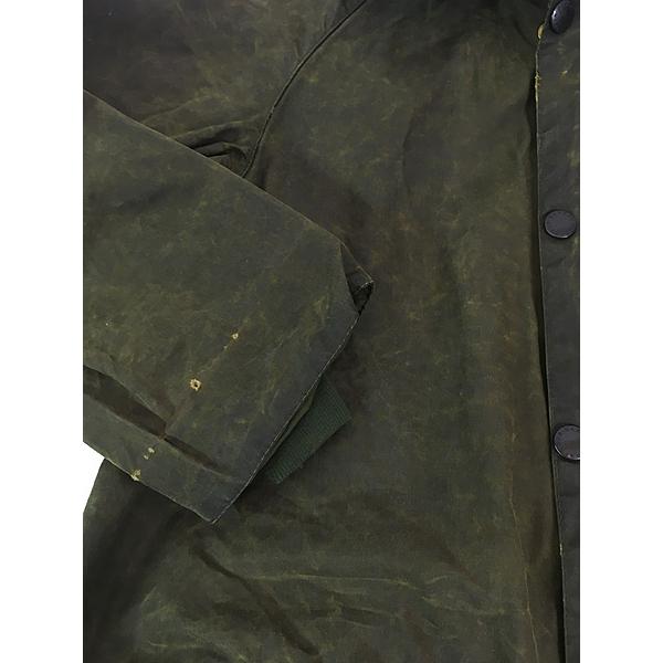 80-90s Barbour Burghley ロングコート 旧3ワラント 80s Barbour BURGHLEY 3Warrant バブアー バーレー ステンカラー