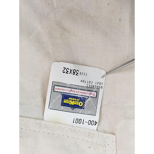 OshKosh B'GoshペインターコットンオフホワイトUSA製