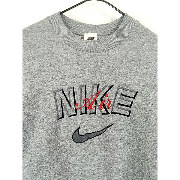 古着 90s USA製 NIKE AIR スウォッシュ ロゴ 刺しゅう 古着 90s USA製 NIKE AIR スウォッシュ ロゴ 刺しゅう