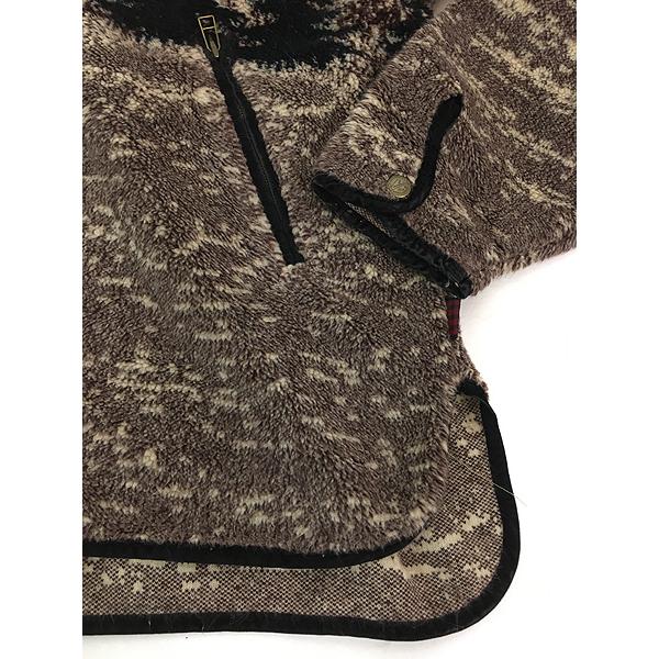古着 90s USA製 WoolRich スキーヤー 雪山 自然 総柄 ハーフ