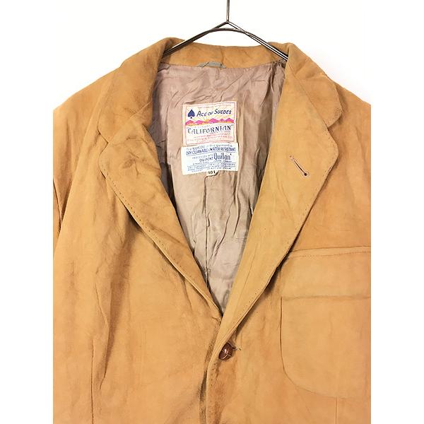 古着 50s USA製 California Sportswear Ace of Suedes 上質