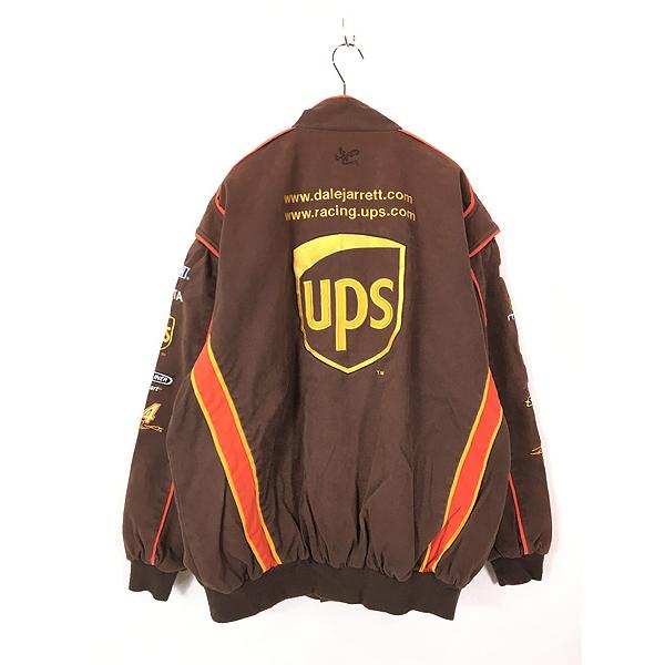 UPS レーシングジャケット 2XL XXL Chase authentic ビッグサイズ CHASE AUTHENTICS ジェフハミルトン NASCAR UPS